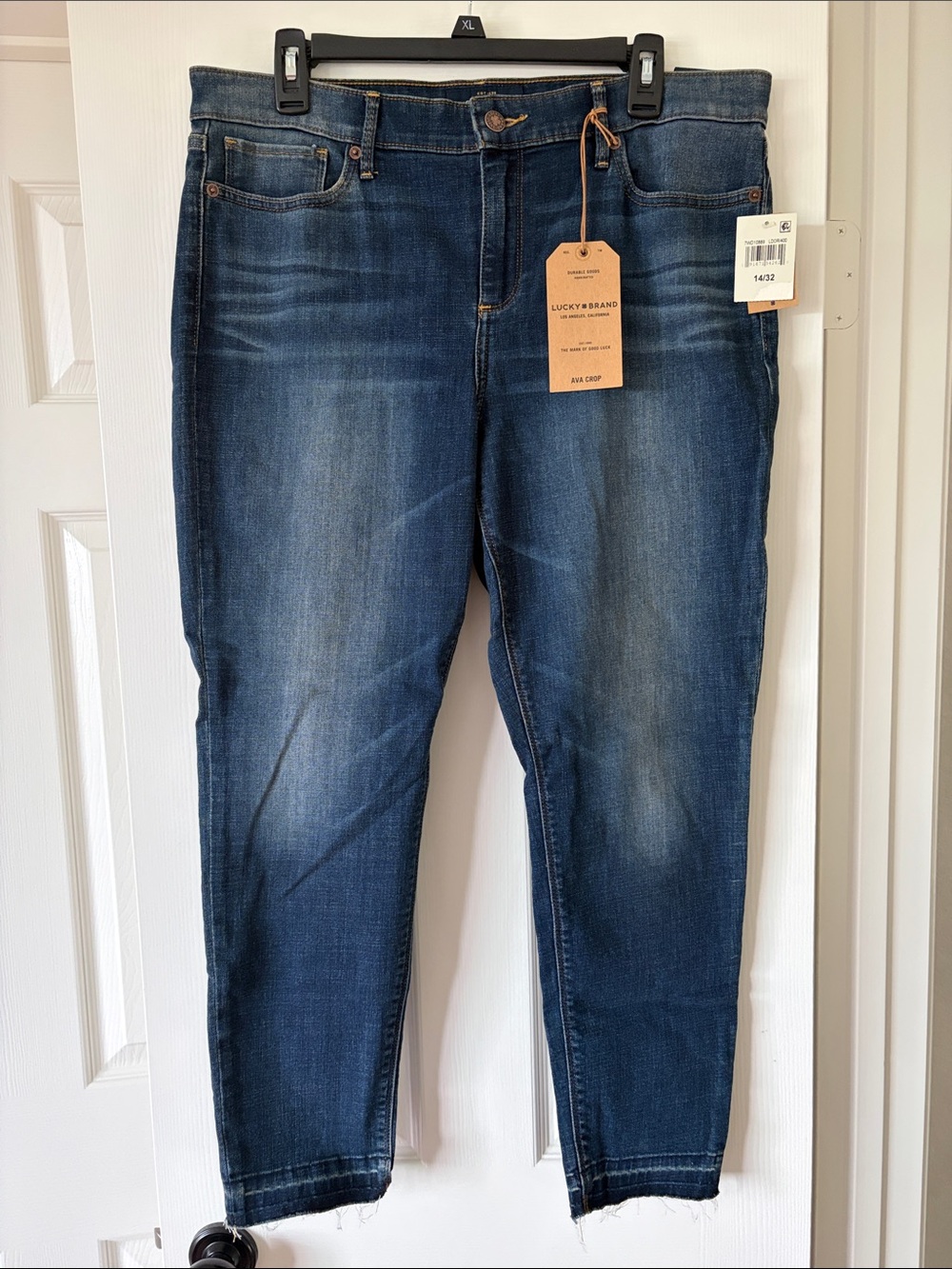 Lucky Brand Dark Blue Ankle Crop Jeans